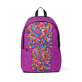 Vibrant Phoenix Backpack — Colorful Psychedelic Bird School Bag