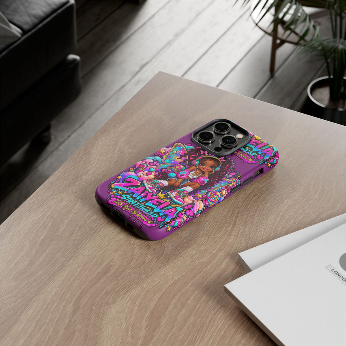 Cute Afro Rainbow Fairy Phone Case Fairy Streetwear Princess Protective Cover
