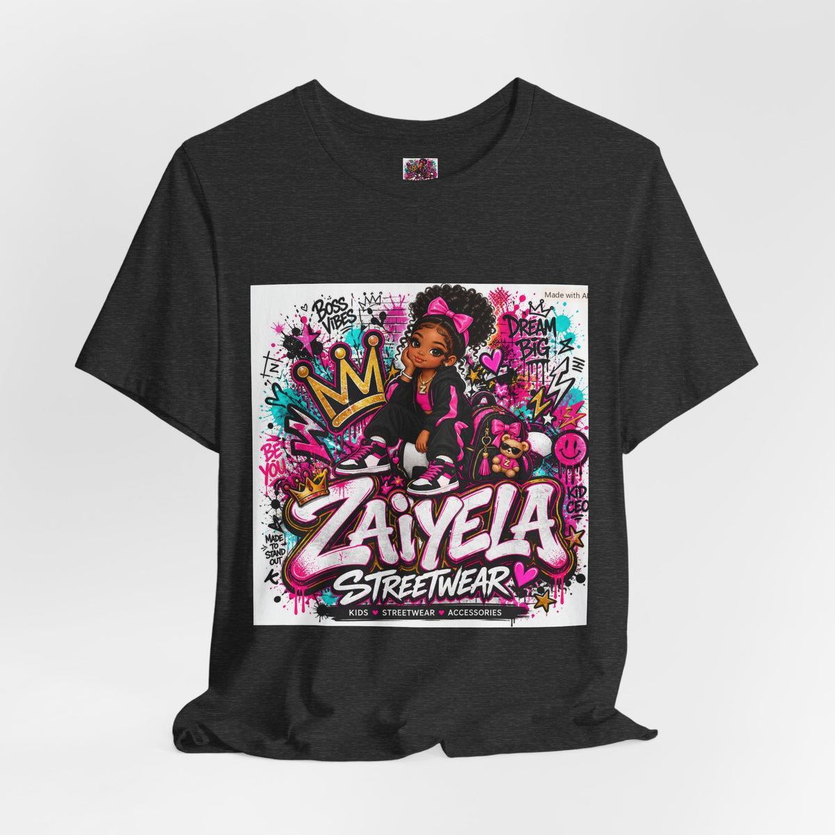 Zaiyela Streetwear Graffiti Tee