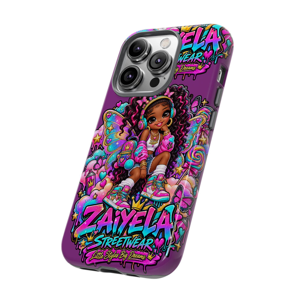 Cute Afro Rainbow Fairy Phone Case Fairy Streetwear Princess Protective Cover