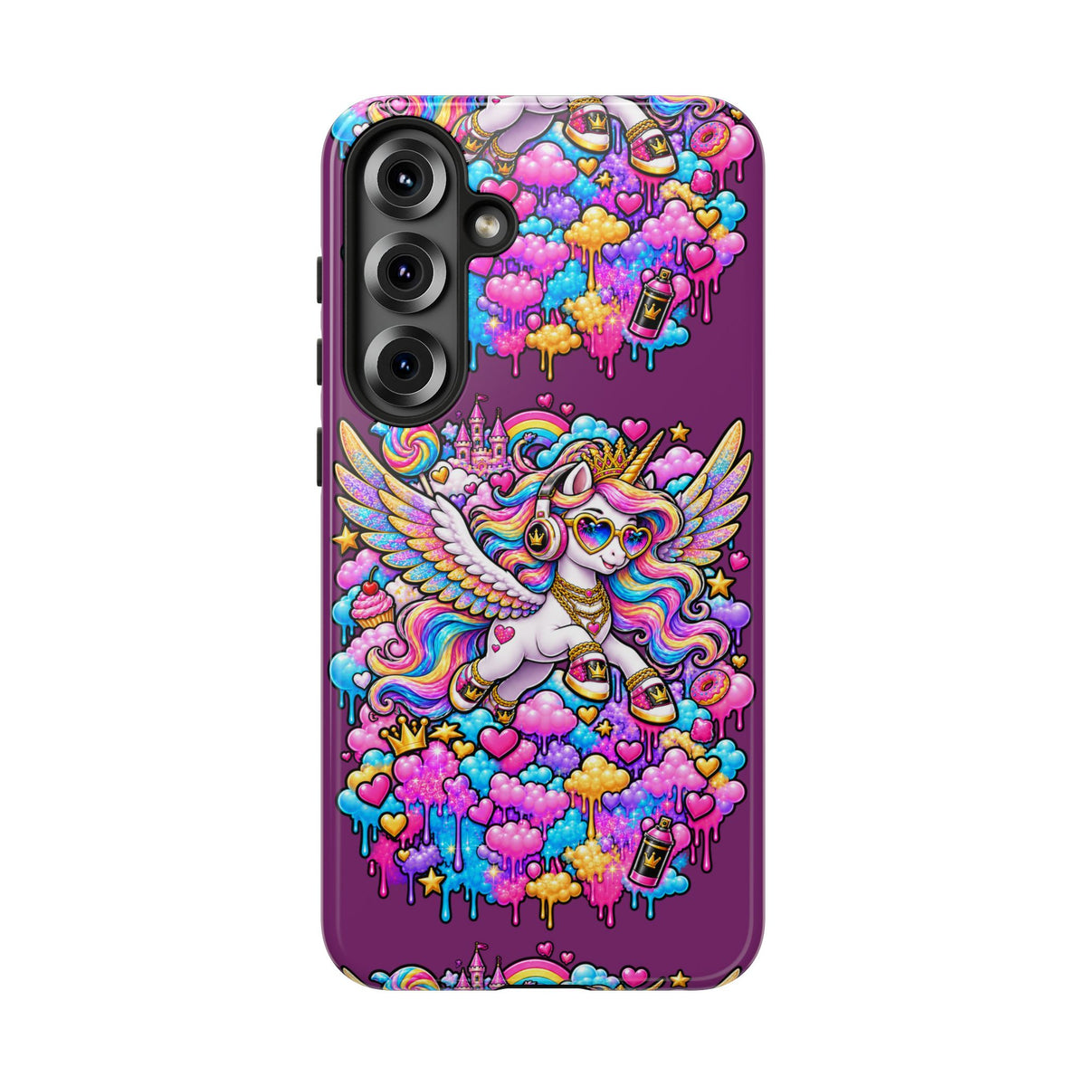 Unicorn Cute Tough Case — Colorful Rainbow Pegasus Phone Case
