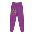 Youth Joggers — Pink Floral Unicorn Graphic Sweatpants Magical Kitty