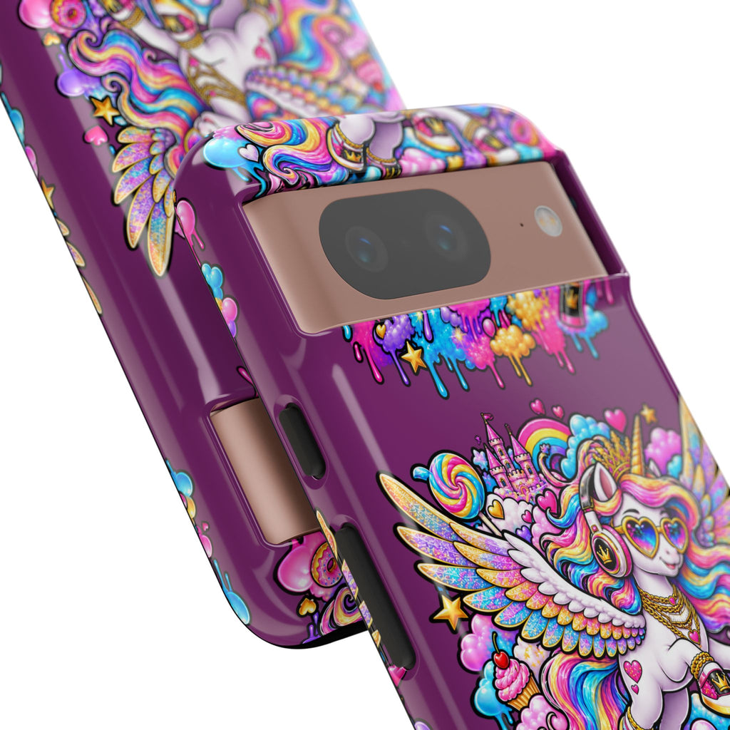 Unicorn Cute Tough Case — Colorful Rainbow Pegasus Phone Case