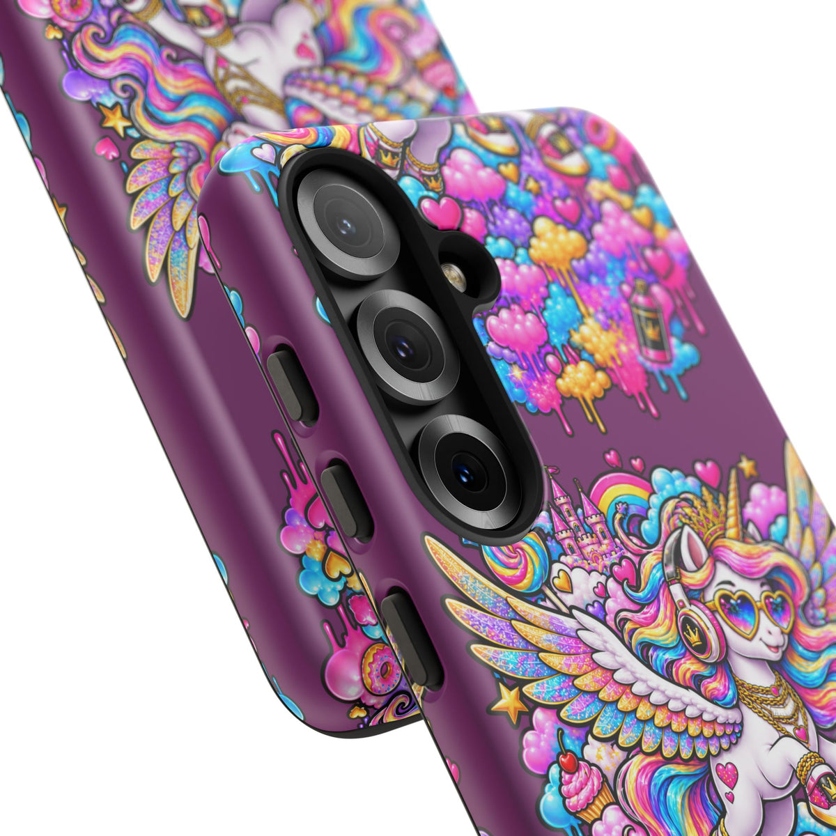 Unicorn Cute Tough Case — Colorful Rainbow Pegasus Phone Case