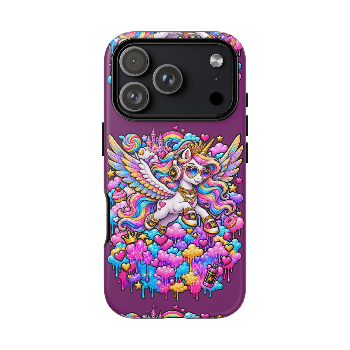 Unicorn Cute Tough Case — Colorful Rainbow Pegasus Phone Case