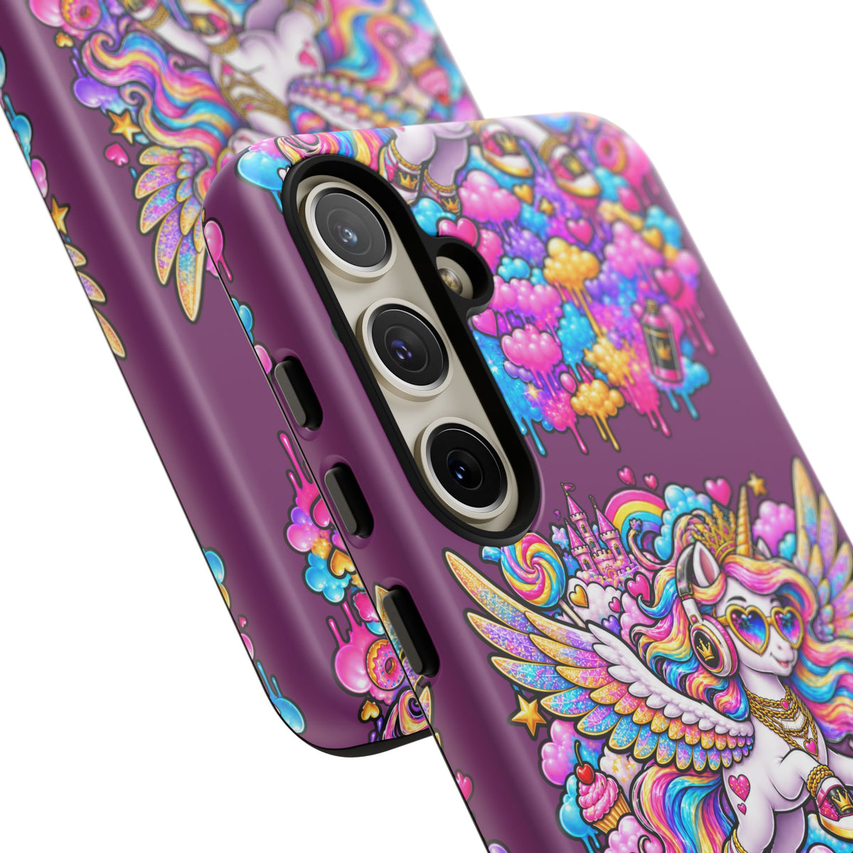 Unicorn Cute Tough Case — Colorful Rainbow Pegasus Phone Case