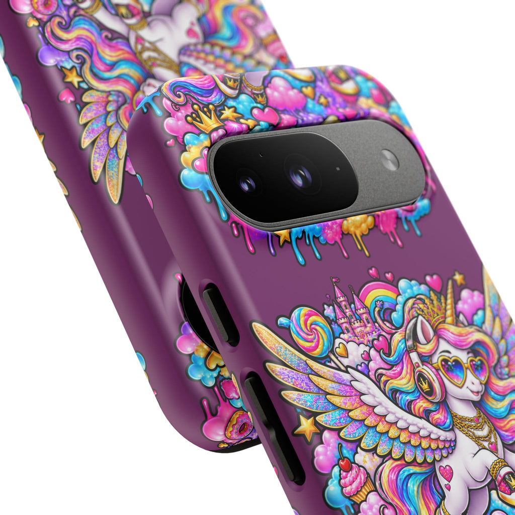 Unicorn Cute Tough Case — Colorful Rainbow Pegasus Phone Case