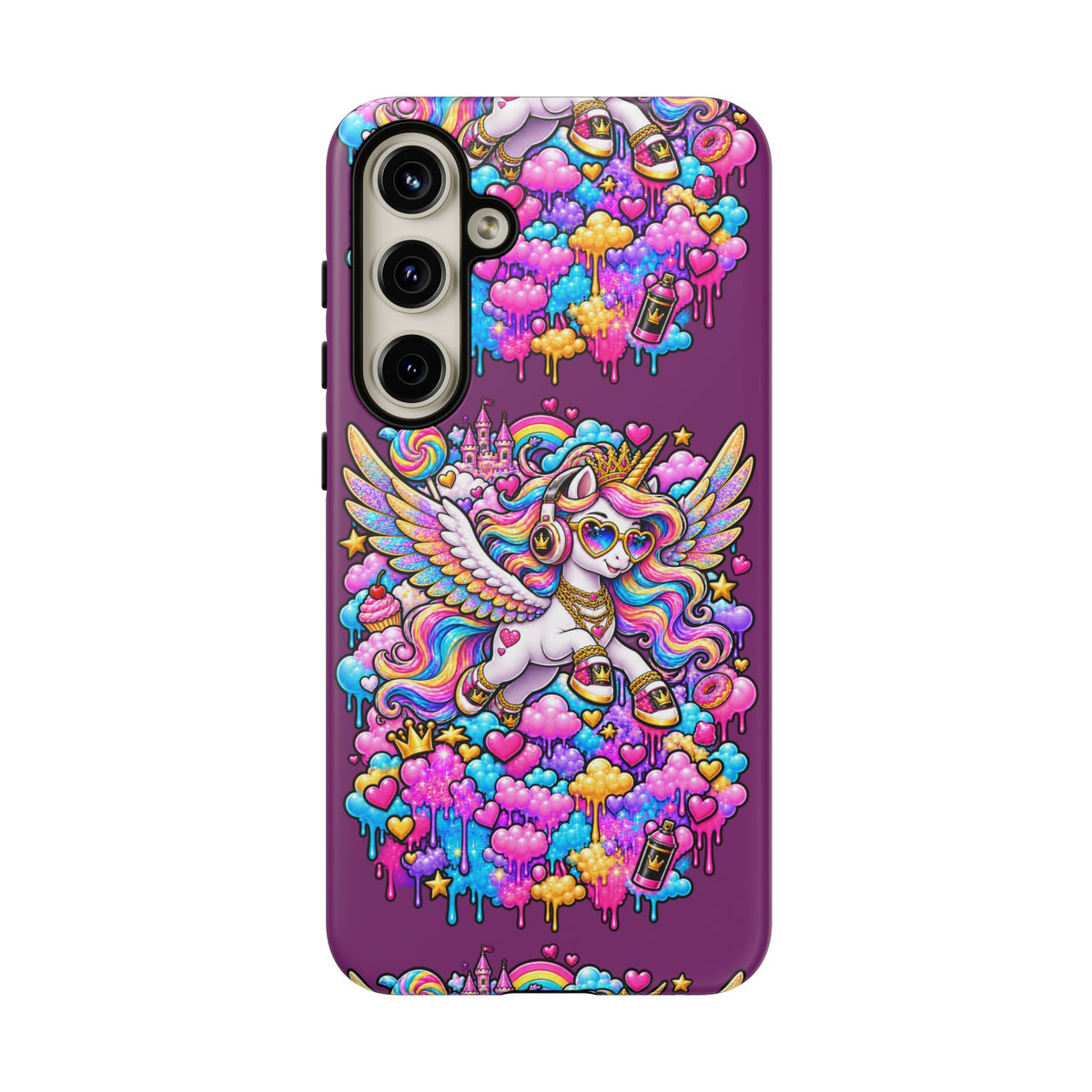 Unicorn Cute Tough Case — Colorful Rainbow Pegasus Phone Case