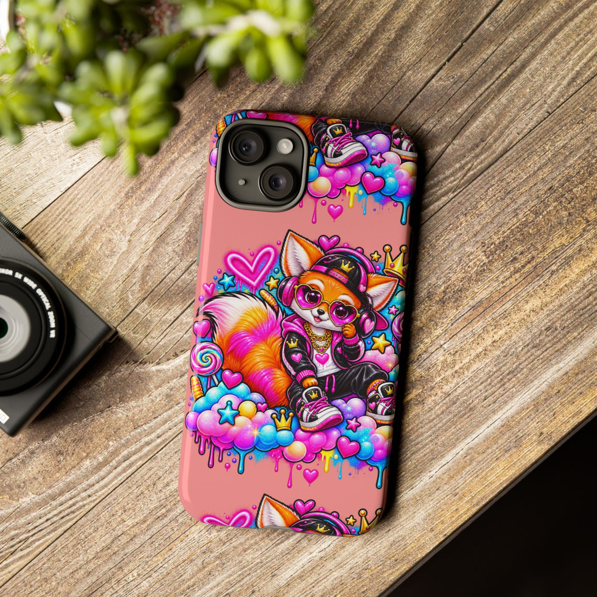 Cute Streetwear Fox Phone Case — Fox Streetwear Star