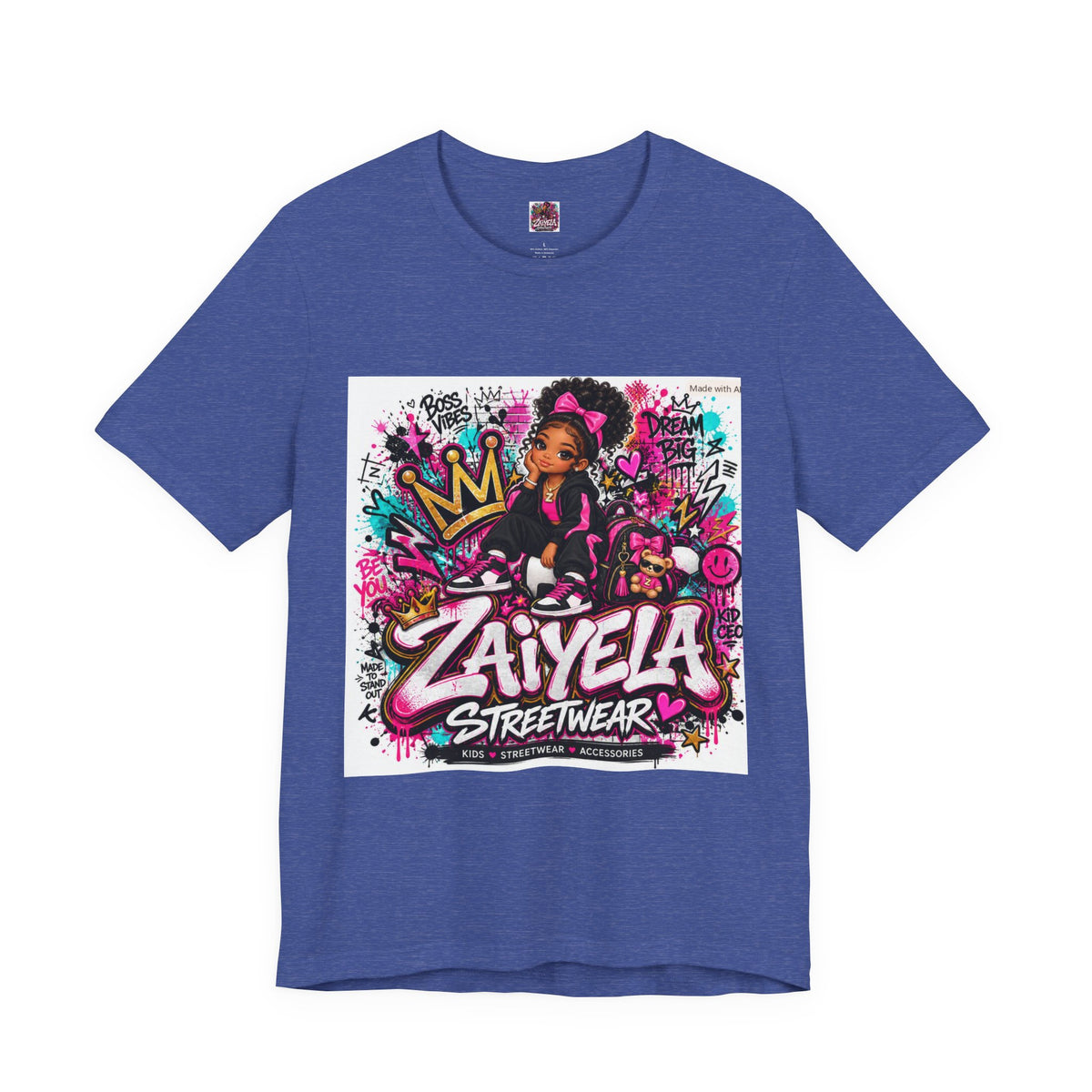 Zaiyela Streetwear Graffiti Tee