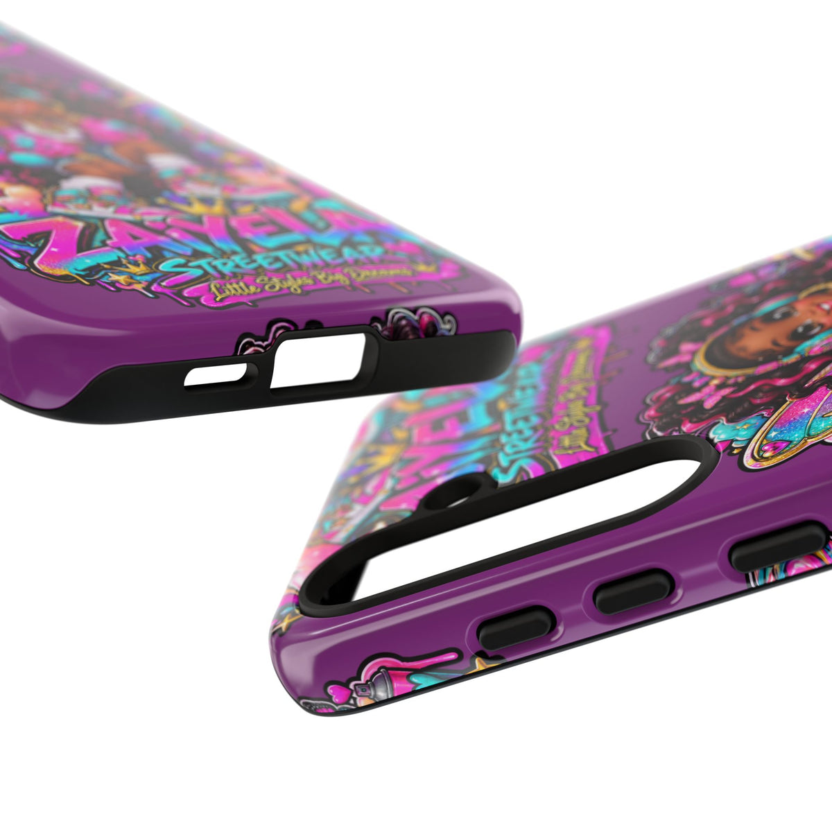 Cute Afro Rainbow Fairy Phone Case Fairy Streetwear Princess Protective Cover
