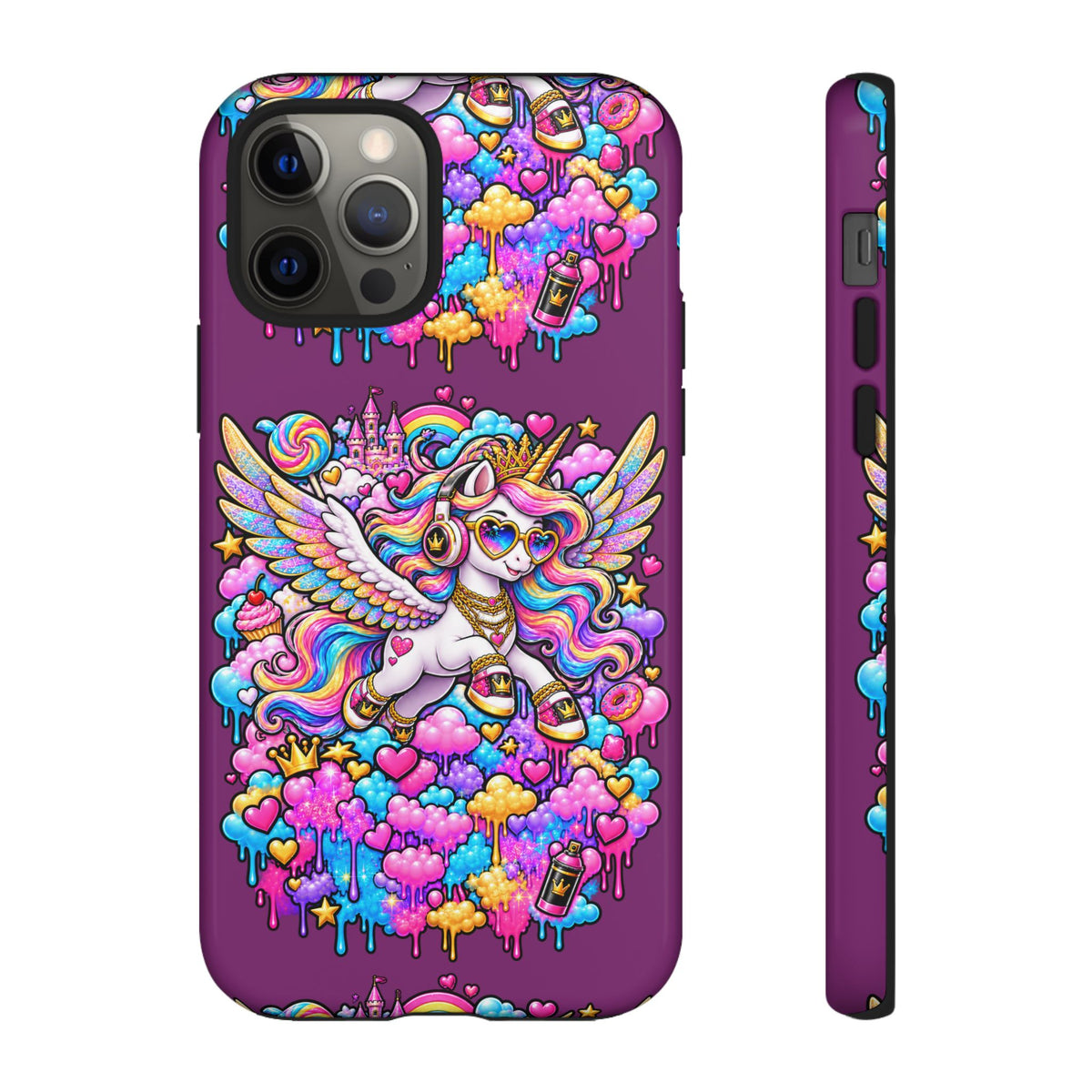 Unicorn Cute Tough Case — Colorful Rainbow Pegasus Phone Case