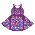 Girls' Sundress — Zalyela Big Dreams Baby Dragon All-Over Print