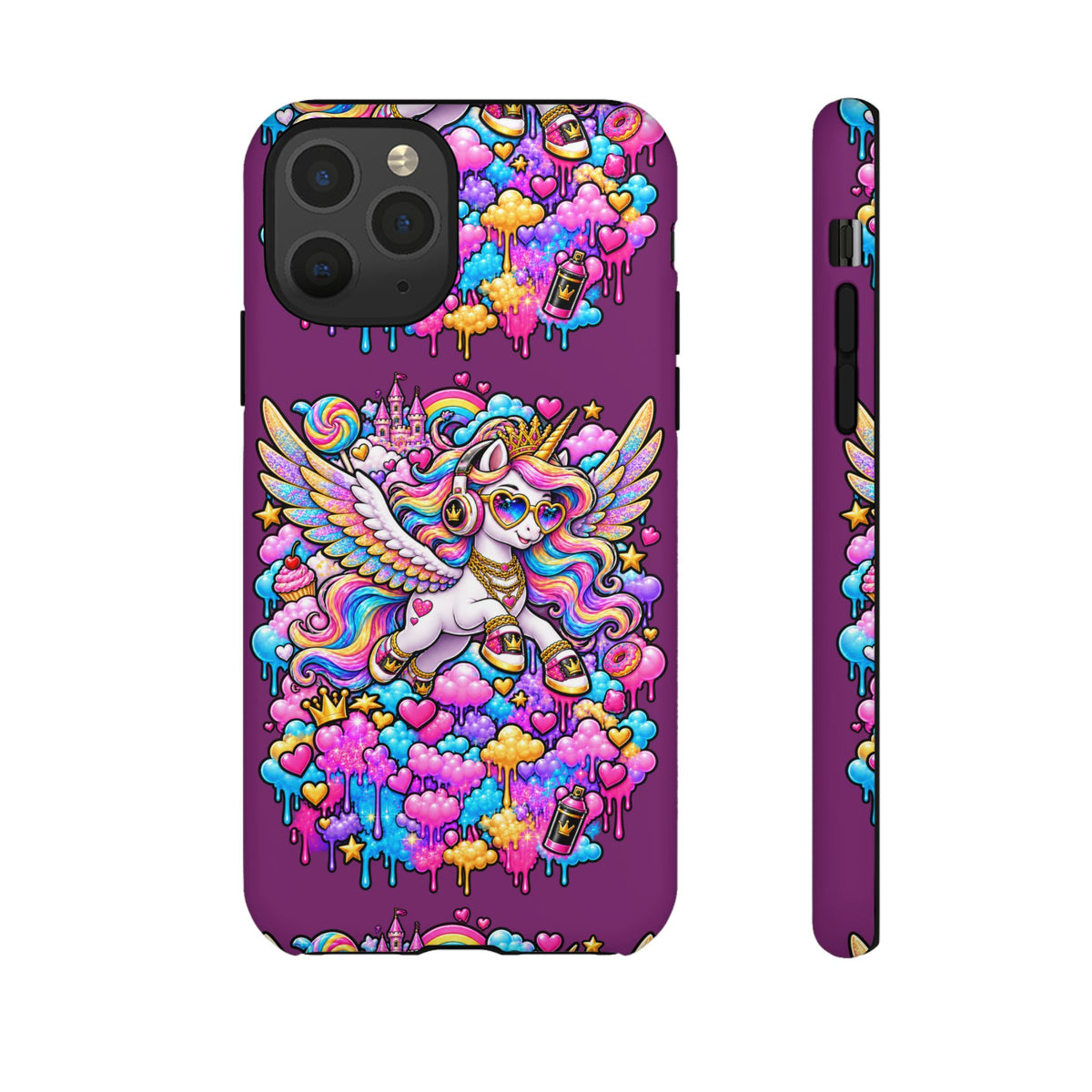 Unicorn Cute Tough Case — Colorful Rainbow Pegasus Phone Case