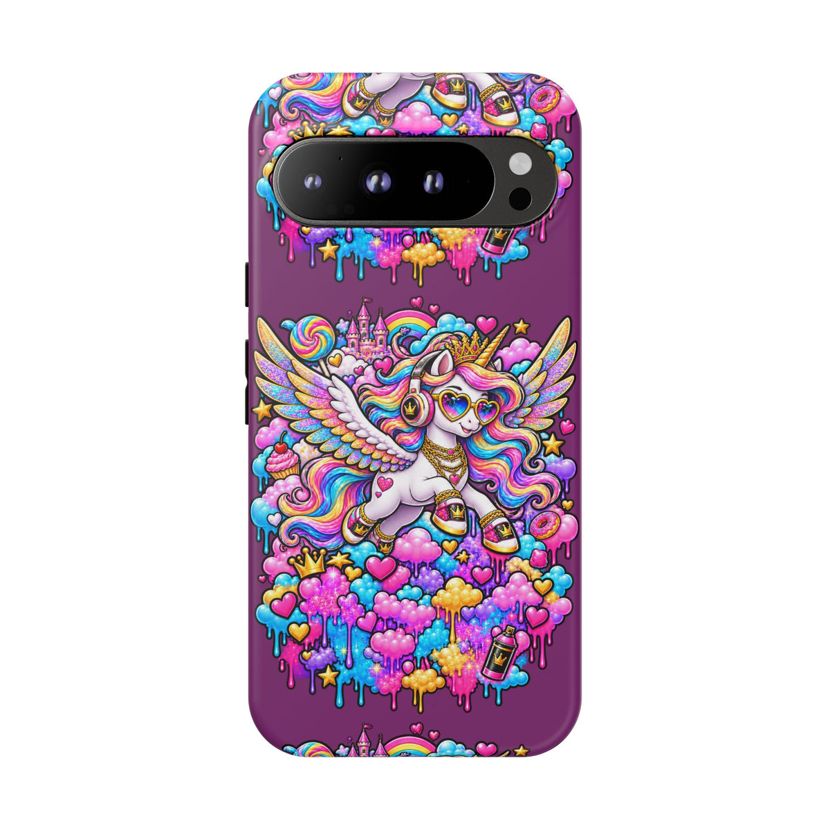 Unicorn Cute Tough Case — Colorful Rainbow Pegasus Phone Case