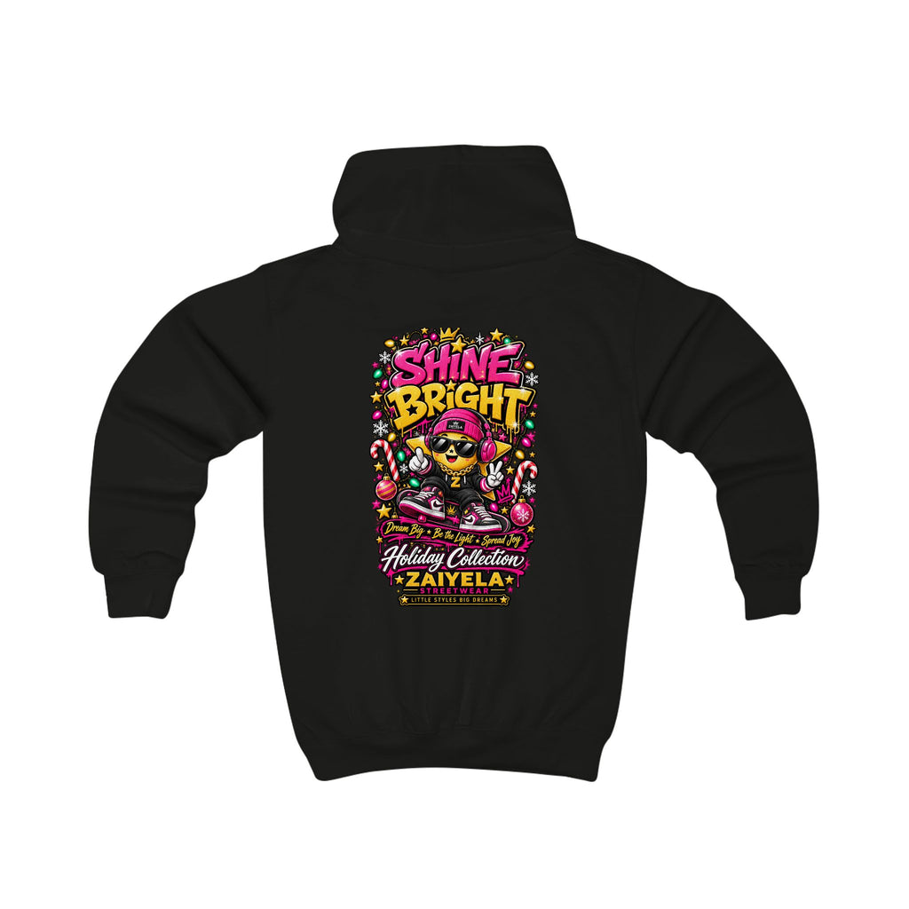 Kids Hoodie I Am the Sparkle Colorful Holiday Graphic Hoodie