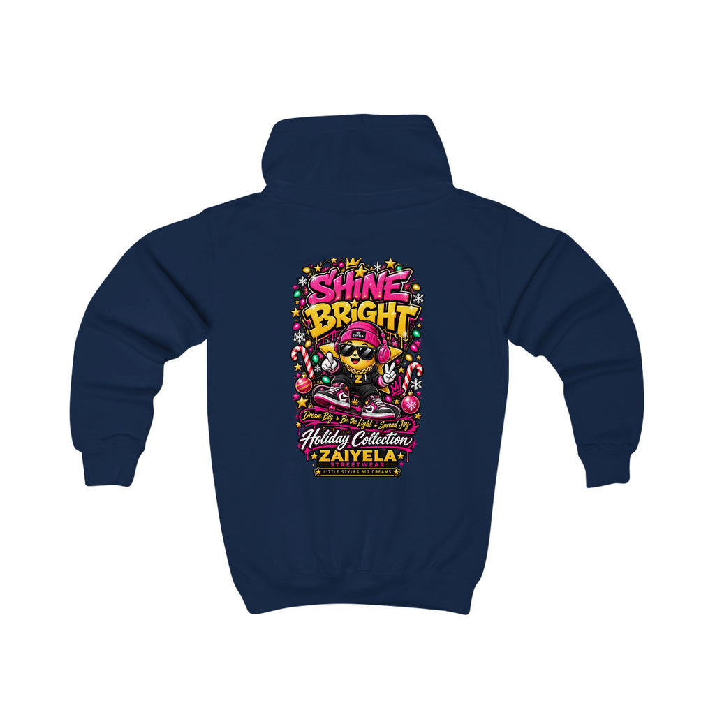 Kids Hoodie I Am the Sparkle Colorful Holiday Graphic Hoodie