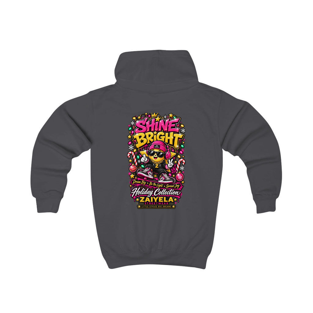 Kids Hoodie I Am the Sparkle Colorful Holiday Graphic Hoodie