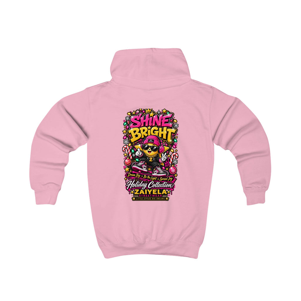 Kids Hoodie I Am the Sparkle Colorful Holiday Graphic Hoodie