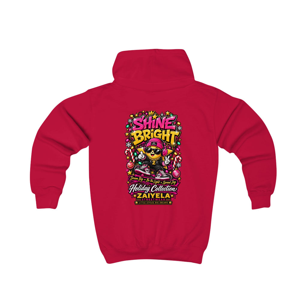 Kids Hoodie I Am the Sparkle Colorful Holiday Graphic Hoodie