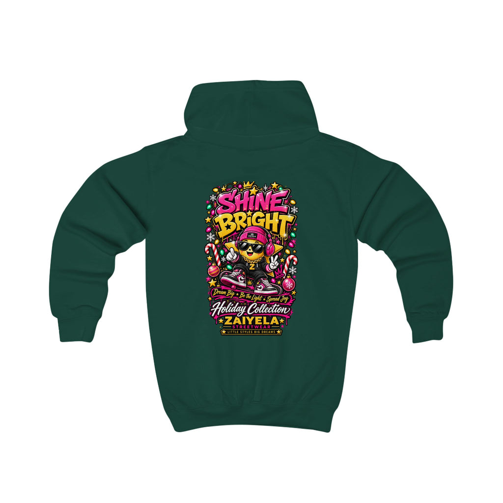 Kids Hoodie I Am the Sparkle Colorful Holiday Graphic Hoodie