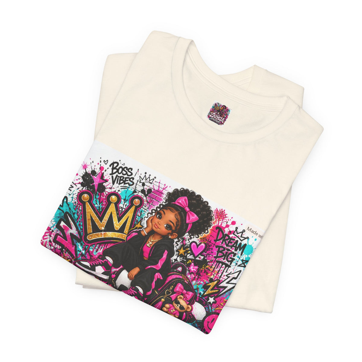 Zaiyela Streetwear Graffiti Tee