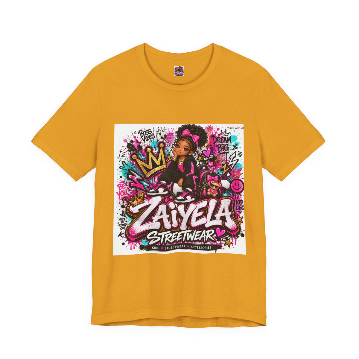 Zaiyela Streetwear Graffiti Tee